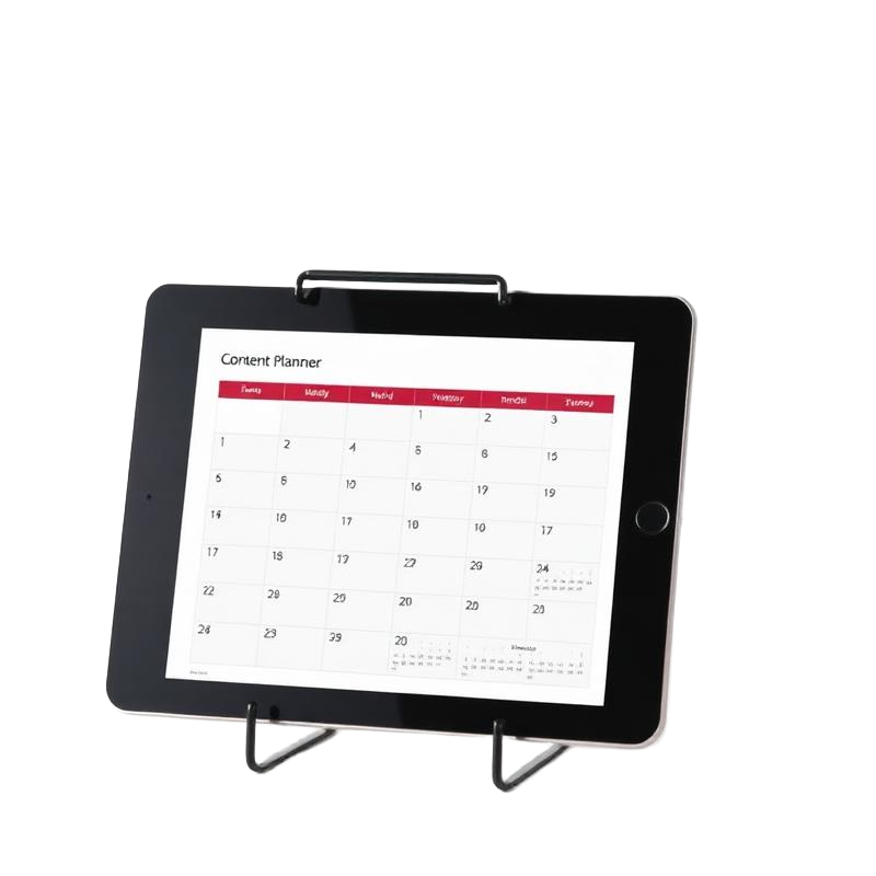 Calendário de conteúdo pronto