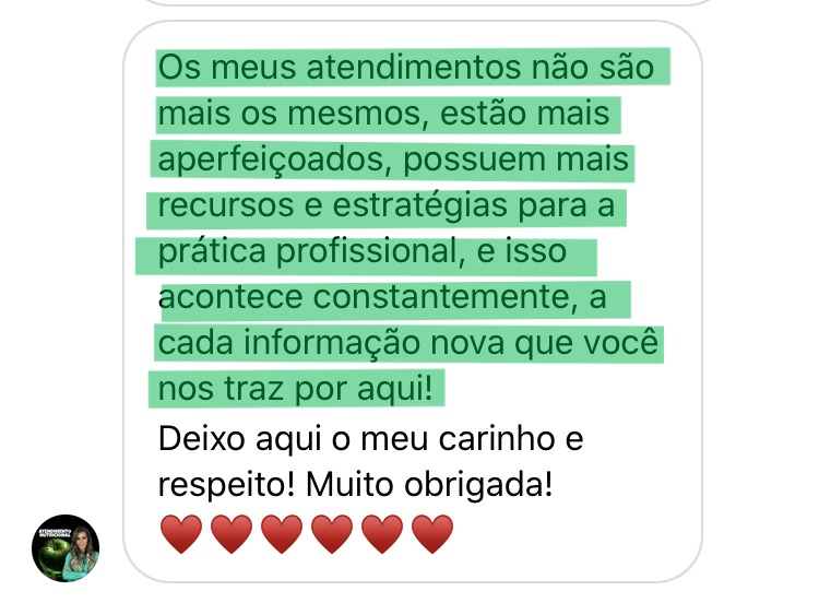 Depoimento sobre atendimentos